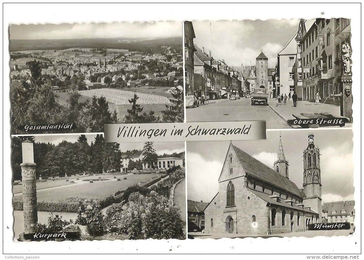 Cp, Allemagne, Willingen, Multi-Vues, Voyagée 1962 - Villingen - Schwenningen