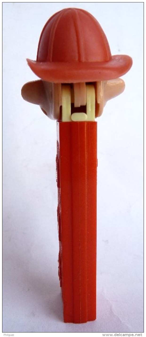 TRES RARE PEZ POMPIER - FIREMAN 60-70's Sans Pied - No Feet  818829 - Pez