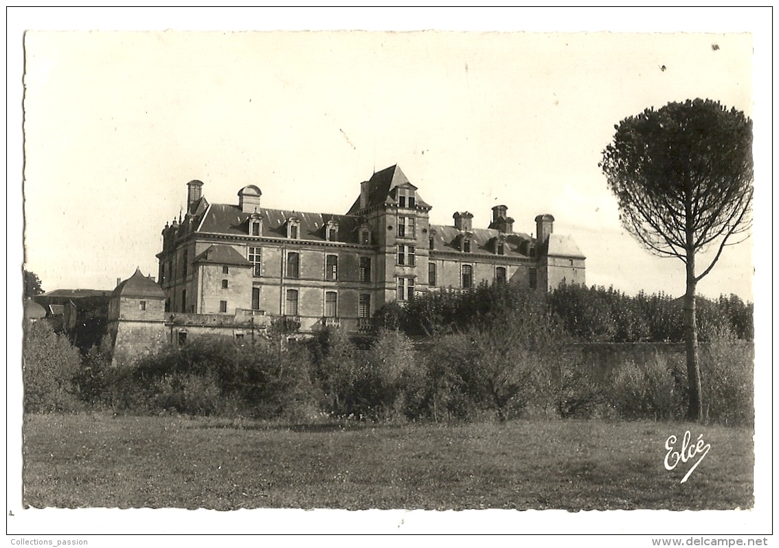 Cp, 33, Cadillac, Le Château Du Duc D'Epernon, écrite 1949 - Cadillac