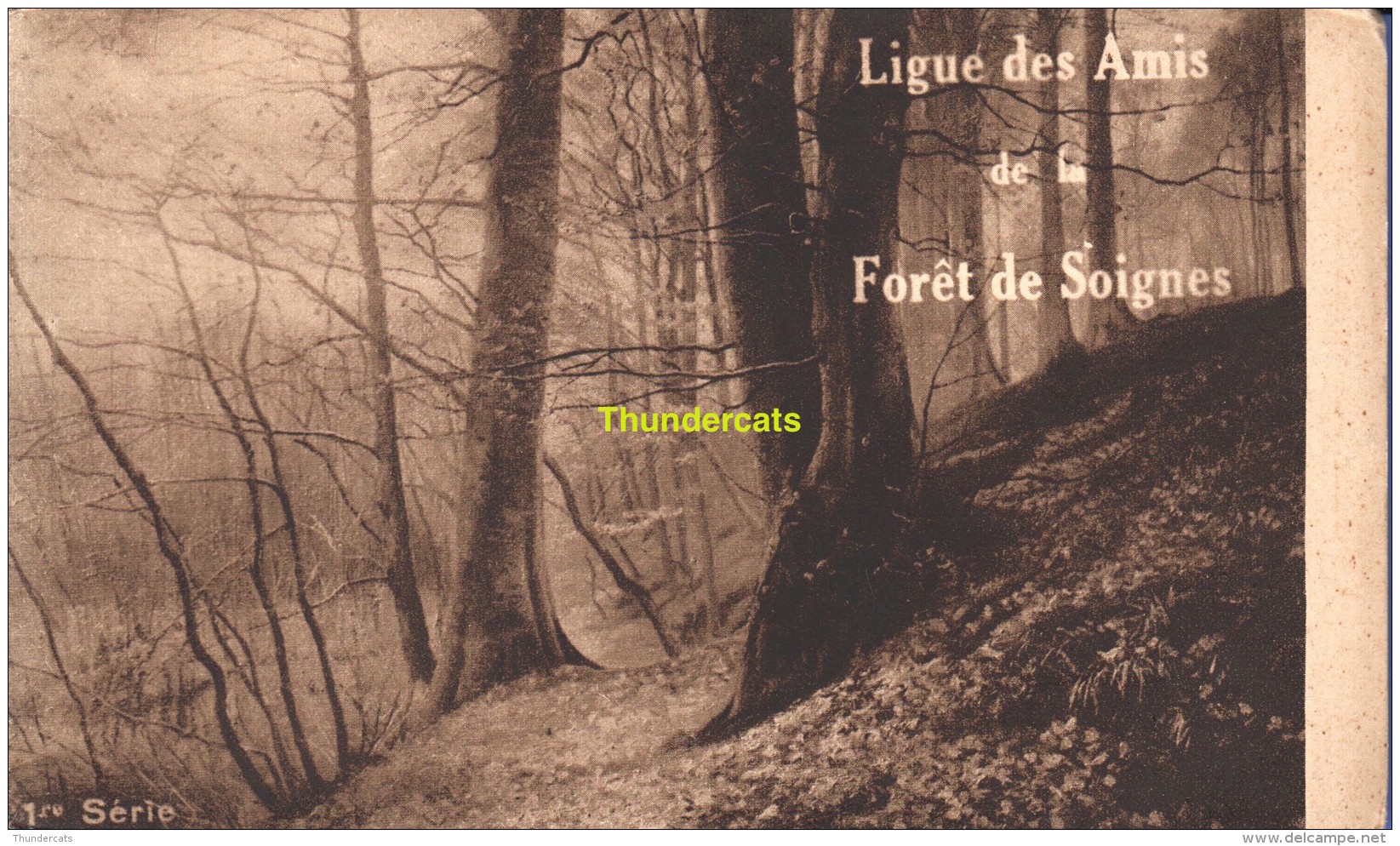 CARNET DE 10 CPA LIGUE DES AMIS DE LA FORET DE SOIGNES  SERIE 1 - Auderghem - Oudergem