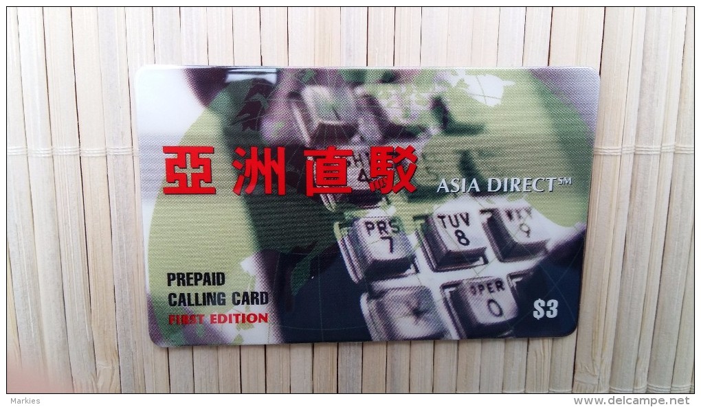 Prepaicard  Honkong Telecom (Mint,New ) Only 5000 Made 2 Scans Rare - Hong Kong