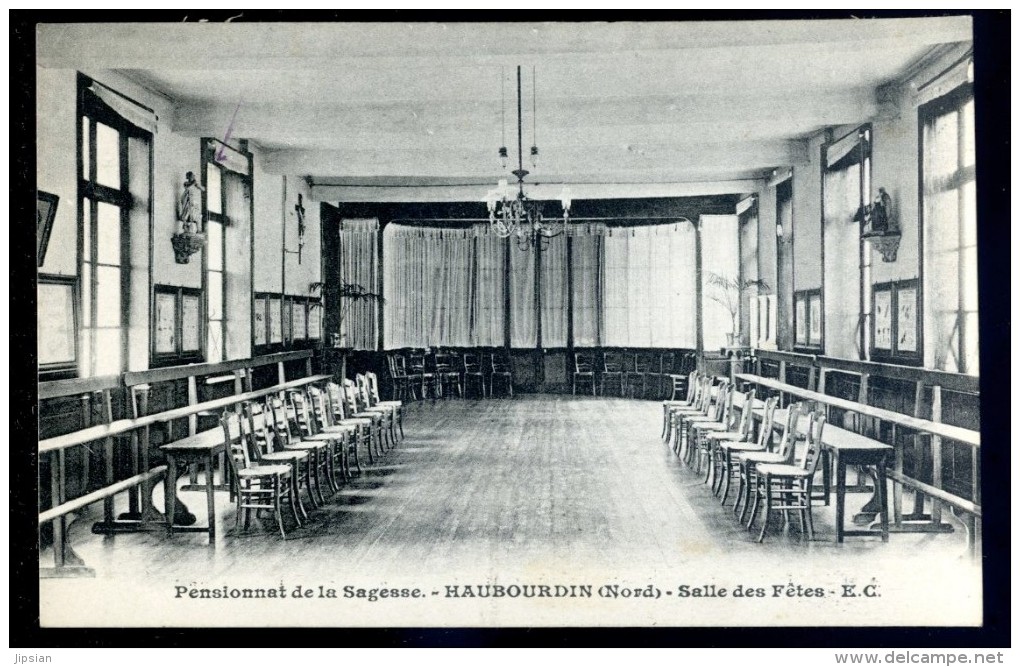 Cpa Du 59  Haubourdin Pensionnat De La Sagesse - Salle Des Fêtes   LIOB24 - Haubourdin