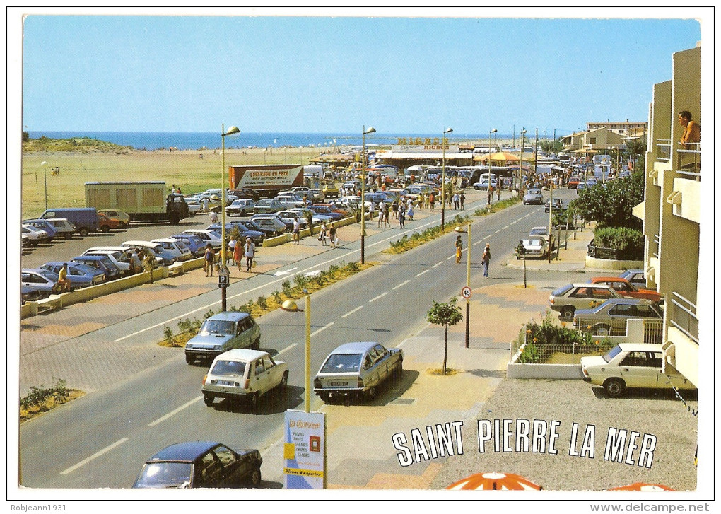 Saint Pierre La Mer (11) La Promenade Boulevard Des Embruns ( Vehicule Automobile - Voitures - Sonstige & Ohne Zuordnung