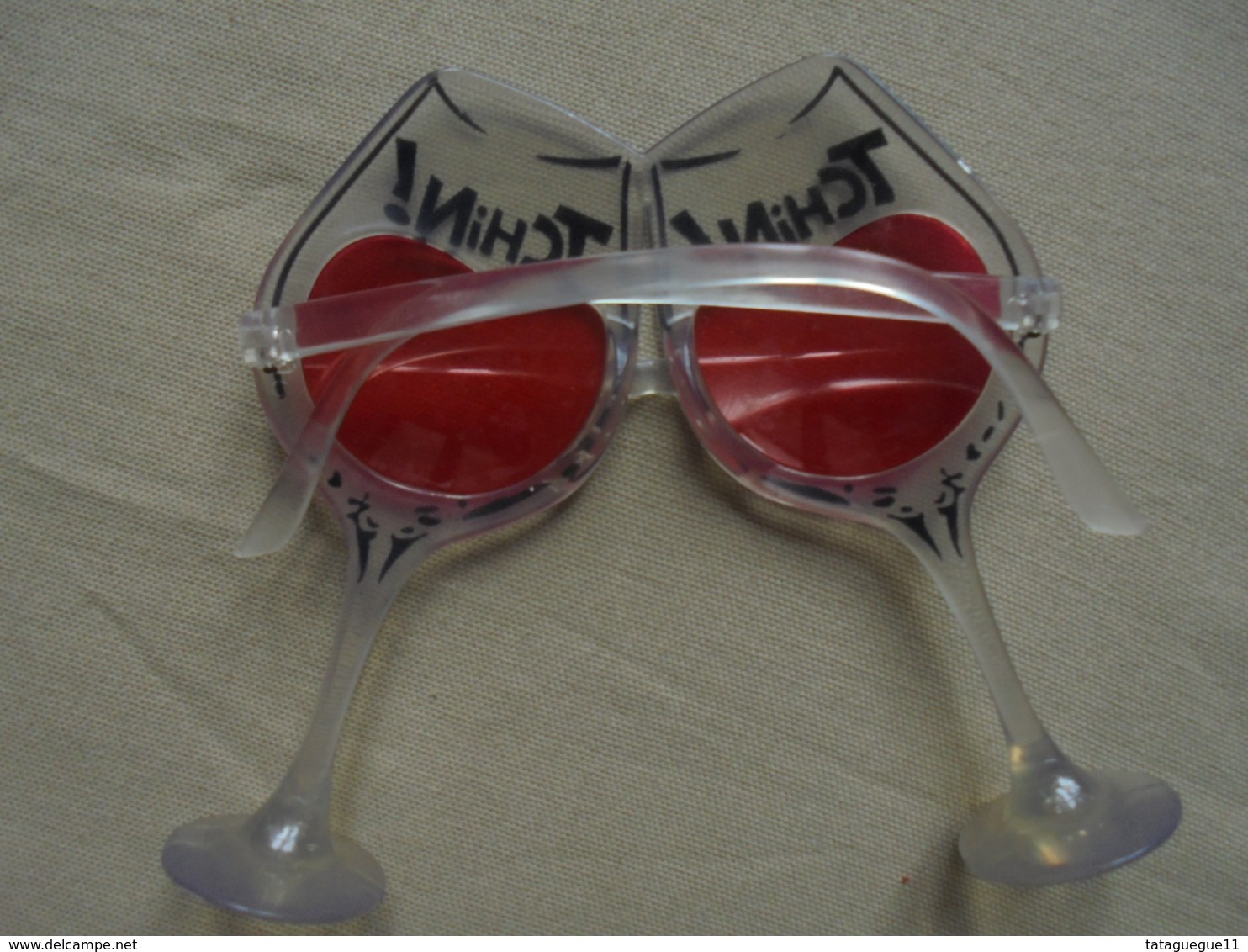 Vintage - Paire De Lunettes Déguisement Fête "Verres Tchin-Tchin" - Neujahr