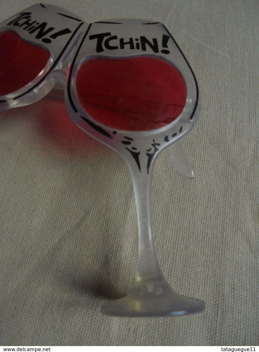 Vintage - Paire De Lunettes Déguisement Fête "Verres Tchin-Tchin" - Año Nuevo