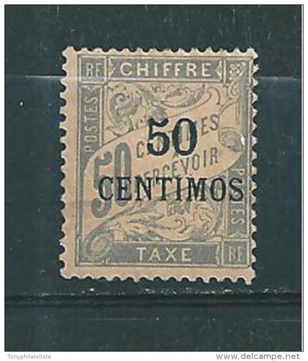 Colonie  Timbre Taxe Du Maroc  De 1896   N°4  Neuf * - Postage Due