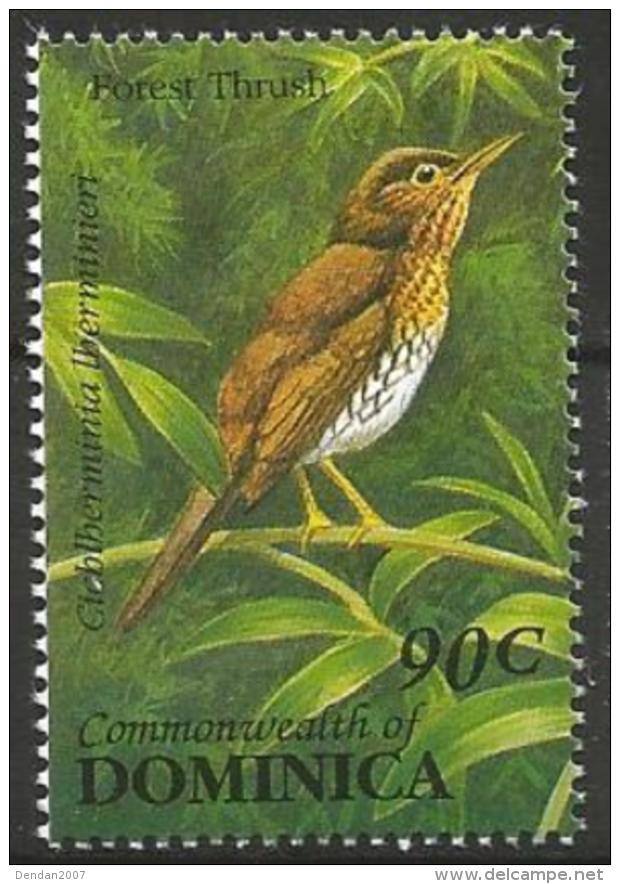 Dominica - MNH - Family TRUSHES - Forest Trush (Turdus Lherminieri ) - Songbirds & Tree Dwellers