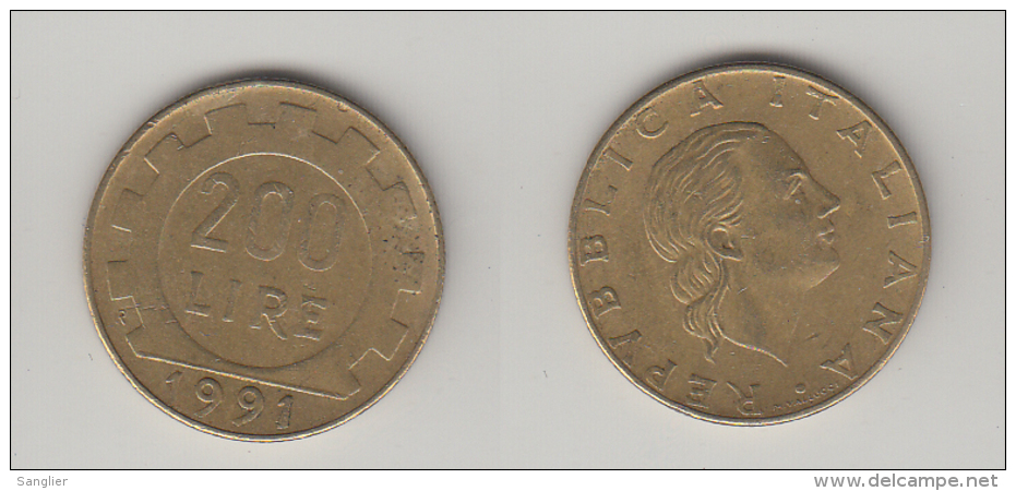 200 LIRE 1991 - 200 Lire