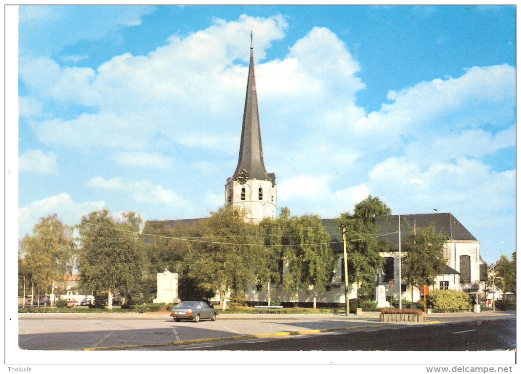 Sleidinge (Evergem-Gent)-Kerk-Elise-Old Car-Renault 20-Uig. Van Renterghem, Geers Sleidinge - Evergem