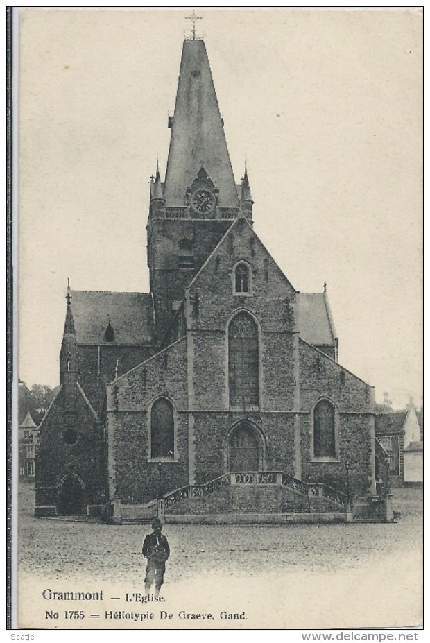 Grammont.   -   L´Eglise   -   1900  Prachtig En Zeldzaam. - Geraardsbergen