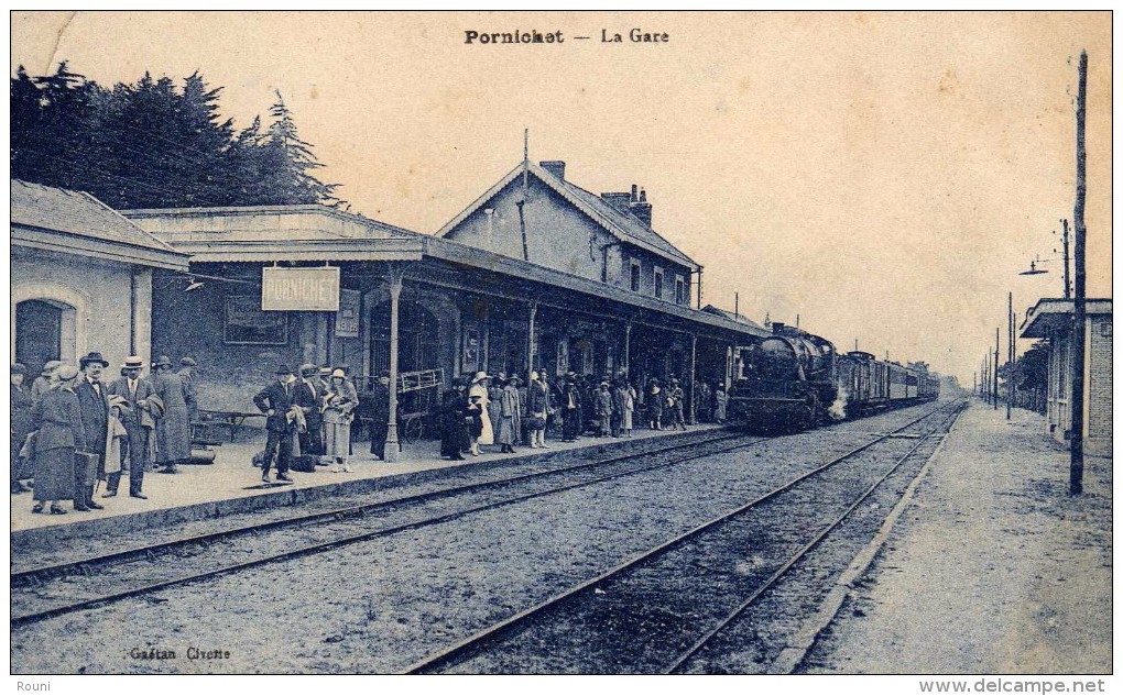 PORNICHET - La Gare (animée+train) - Pornichet