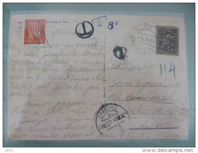 CAPARICA - F.N.A.T  (PORTEADO) - Lettres & Documents