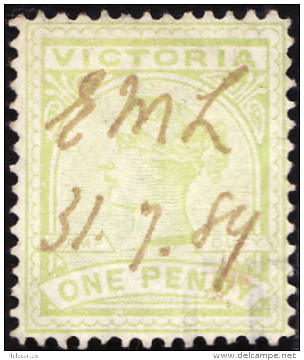 Etat De VICTORIA  1886-88 -  YT  96  - Oblitéré - Gebruikt