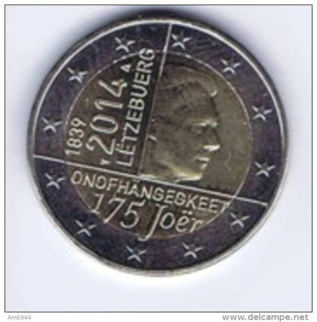 Lussemburgo - 2 Euro Commemorativo 2014 - Indipendenza - Lussemburgo