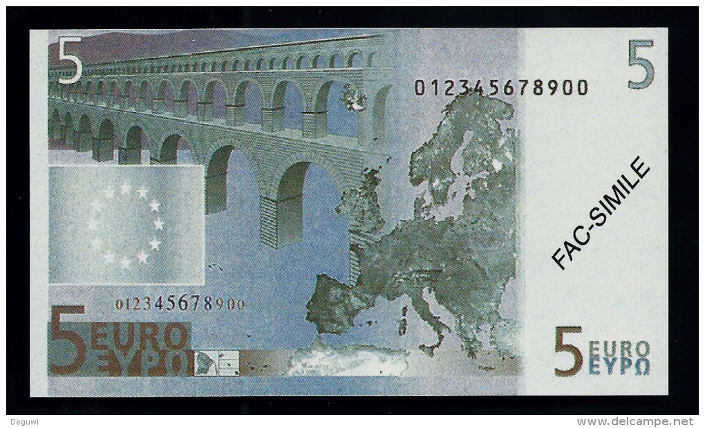 5 Euro POLYMER Note "DAL NEGRO" Billet Scolaire, Educativ, Size 110 X 63, RRRRR, UNC Extrem Scarce!! - Sonstige & Ohne Zuordnung