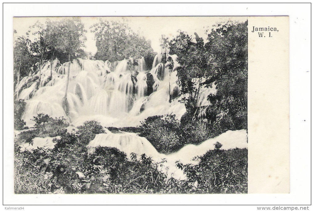 WEST  INDIES  /  JAMAICA  ( île De La JAMAÏQUE ) /  CASCADE  ( Chutes D'eau ) /  CPA  PRECURSEUR  ( Avant 1904 ) - Jamaica