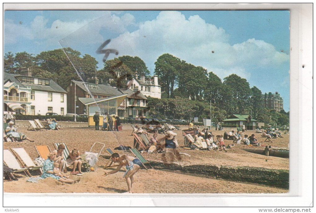 Angleterre - FELIXSTOWE -THE BEACH - Sandy Beaches And Deck Chairs With Guest Houses ... - CPSM Couleur - Autres & Non Classés