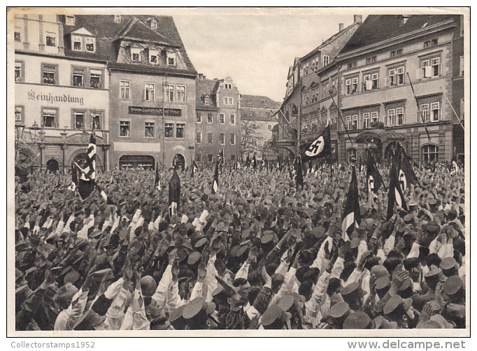 39879- HITLER, PARADE, PICTURE CARD, HISTORY, ALBUM NR 8, IMAGE NR 100 - Histoire