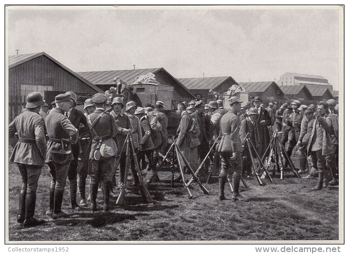 39885- HITLER, SOLDIERS BARRACKS, PICTURE CARD, HISTORY, ALBUM NR 8, IMAGE NR 16, GROUP 31 - Histoire