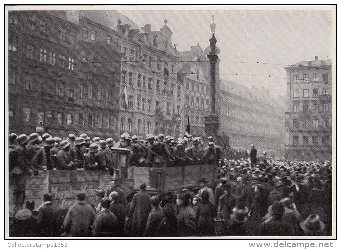 39889- HITLER, SOLDIERS PARADE, PICTURE CARD, HISTORY, ALBUM NR 8, IMAGE NR 29, GROUP 31 - Histoire