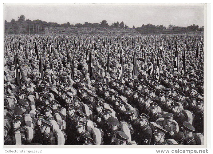 39910- HITLER, SOLDIERS PARADE, PICTURE CARD, HISTORY, ALBUM NR 8, IMAGE NR 219, GROUP 33 - Histoire