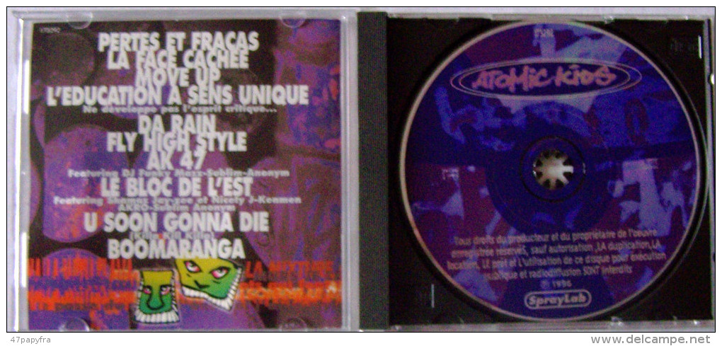 ATOMIC KIDS CD 10 Titres ROCK Métal La Face Cachée état Neuf Année 1996 - Hard Rock En Metal