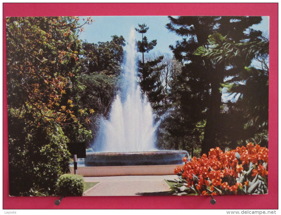 Carte Très Peu Courante - Zimbabwe - Harare - Fountain To Celebrate Bulawayo´s 75th Birthday - Scans Recto-verso - Zimbabwe