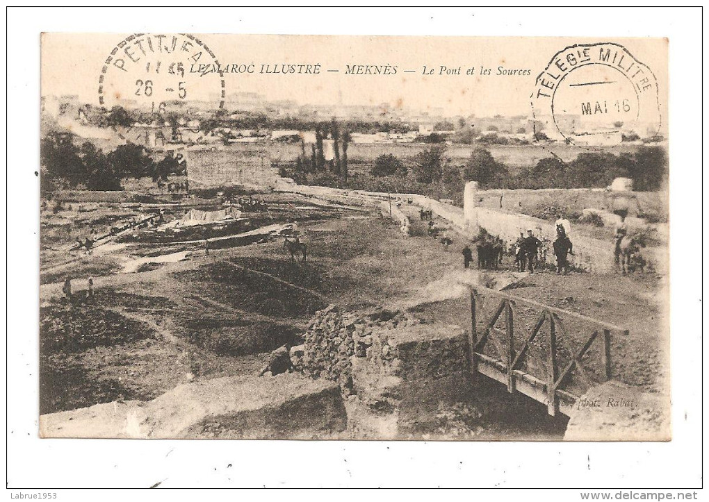 Meknès-Le Pont Et Les Sources-(B.1565) - Meknès