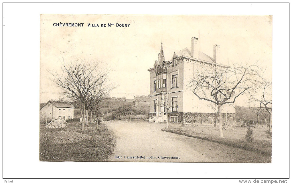 - 1705 -    CHEVREMONT Villa De M DOUNY - Pepinster