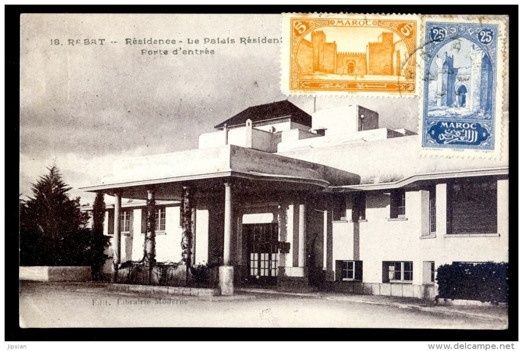 Cpa Du Maroc Rabat Le Palais Résidentiel Porte D' Entrée  LIOB25 - Rabat