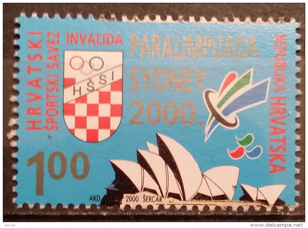 Croatia, 2000, Paraolymic Sydney (MNH) - Croatie