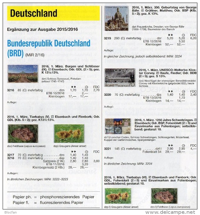 Rundschau MICHEL Briefmarken 3/2016 Neu 6€ New Stamps Of The World Catalogue/magacine Of Germany  ISBN 978-3-95402-600-5 - Monde