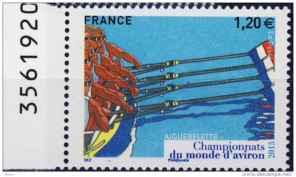 4974 CHAMPIONNATS Du MONDE D´AVIRON  NEUF ** ANNEE 2015 - Nuevos