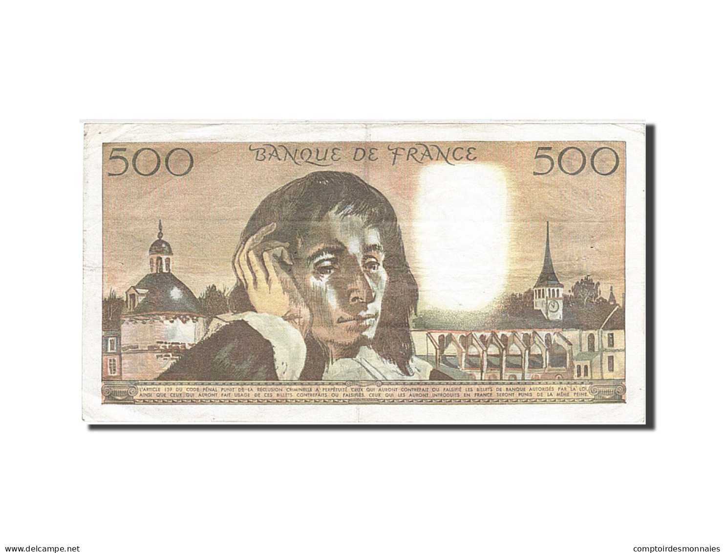 Billet, France, 500 Francs, 1968, 1978-10-05, TTB, Fayette:71.18, KM:156d - 500 F 1968-1993 ''Pascal''
