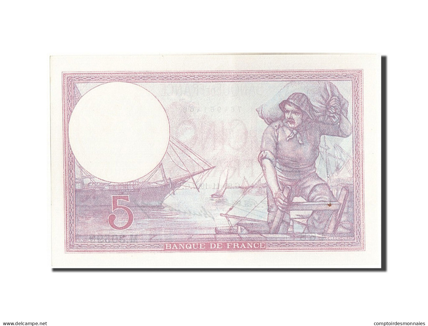 Billet, France, 5 Francs, 5 F 1917-1940 ''Violet'', 1927, 1927-11-25, SPL - 5 F 1917-1940 ''Violet''