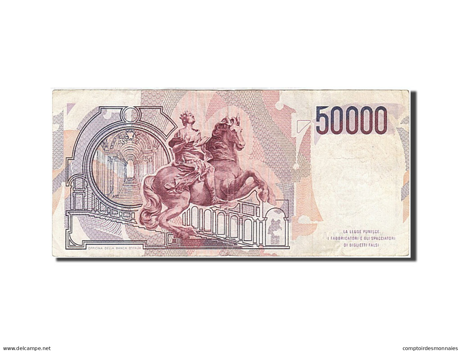 Billet, Italie, 50,000 Lire, 1984, 1984, KM:113a, TTB - 50000 Liras