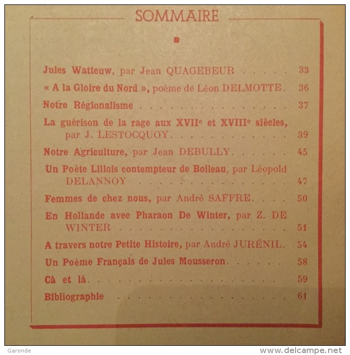 Le Beffroi De Flandre Et D´Artois Revue Mensuelle  Régionaliste 1ère Année N° 2 - Juin 1947 - Picardie - Nord-Pas-de-Calais