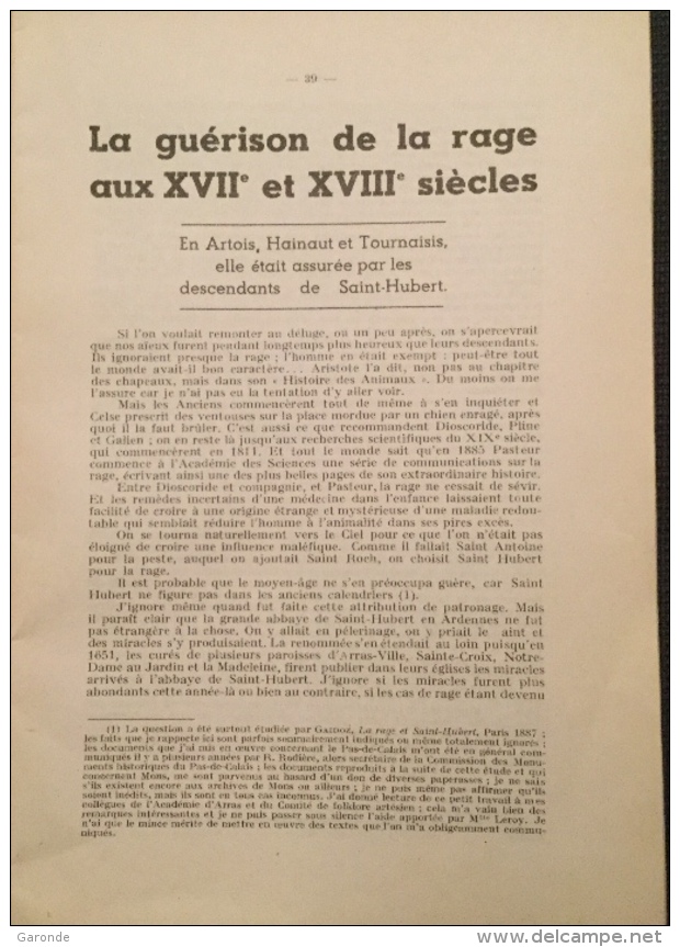 Le Beffroi De Flandre Et D´Artois Revue Mensuelle  Régionaliste 1ère Année N° 2 - Juin 1947 - Picardie - Nord-Pas-de-Calais