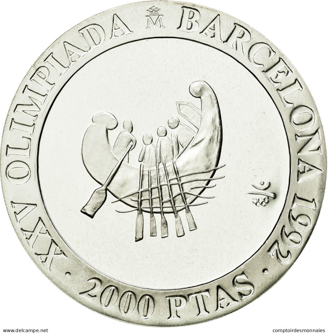 Monnaie, Espagne, Juan Carlos I, 2000 Pesetas, 1990, Madrid, FDC, Argent, KM:865 - 2 000 Pesetas