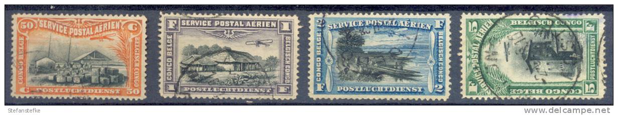 Congo Belge  Ocb Nr :  PA1 - PA4   (zie  Scan) - Used Stamps