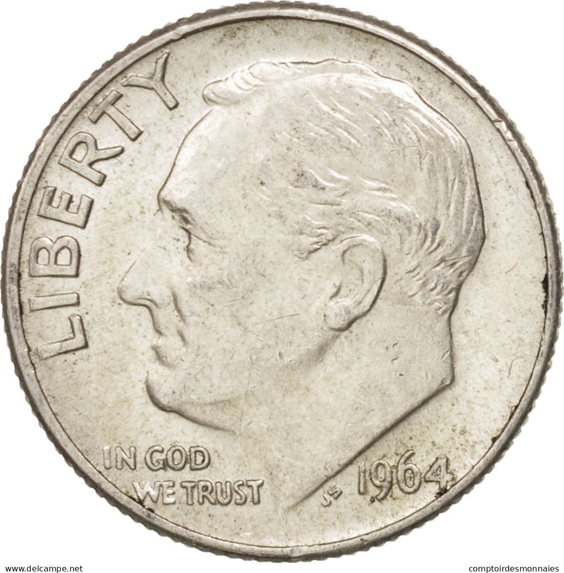 Monnaie, États-Unis, Roosevelt Dime, Dime, 1964, U.S. Mint, Denver, SPL - 1946-...: Roosevelt