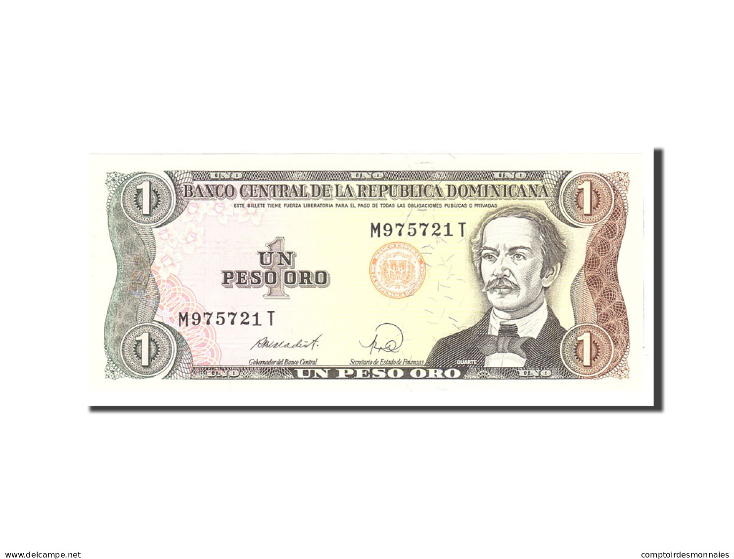 Billet, Dominican Republic, 1 Peso Oro, 1988, Undated, KM:126c, NEUF - Dominicaine