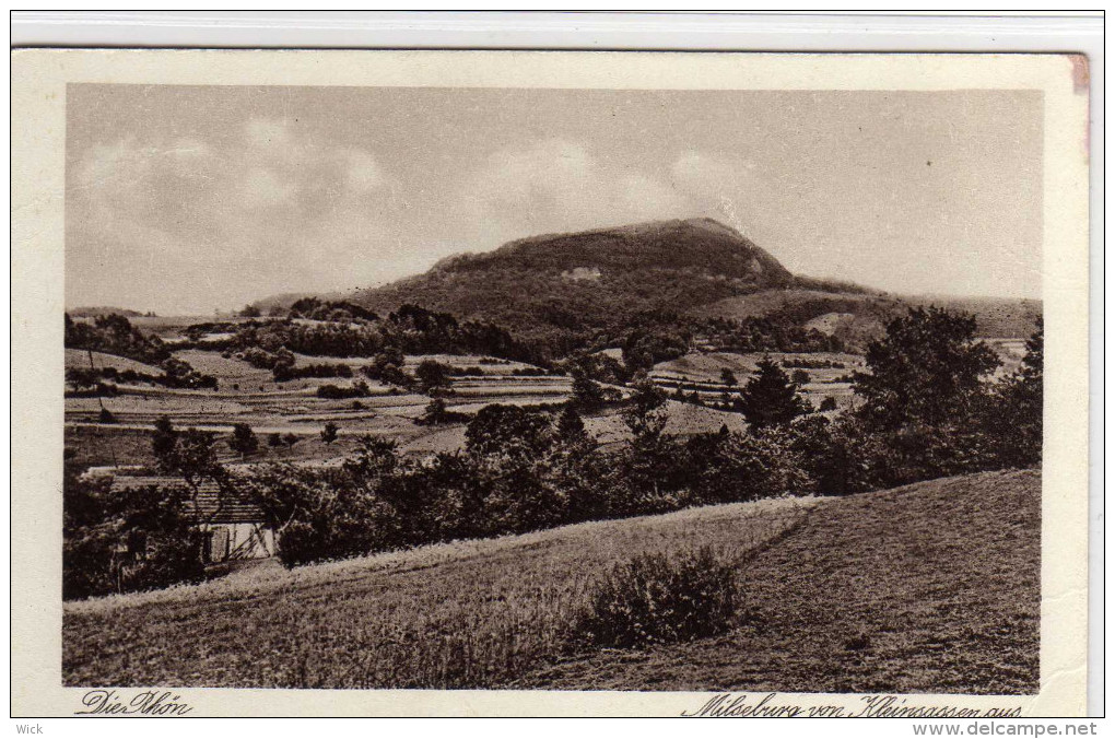 AK Kleinsassen In Der Rhön -Die Rhön Mit Milseburg B. Lettgenbrunn, Tann, Gersfeld, Fulda, Schotten - Rhoen