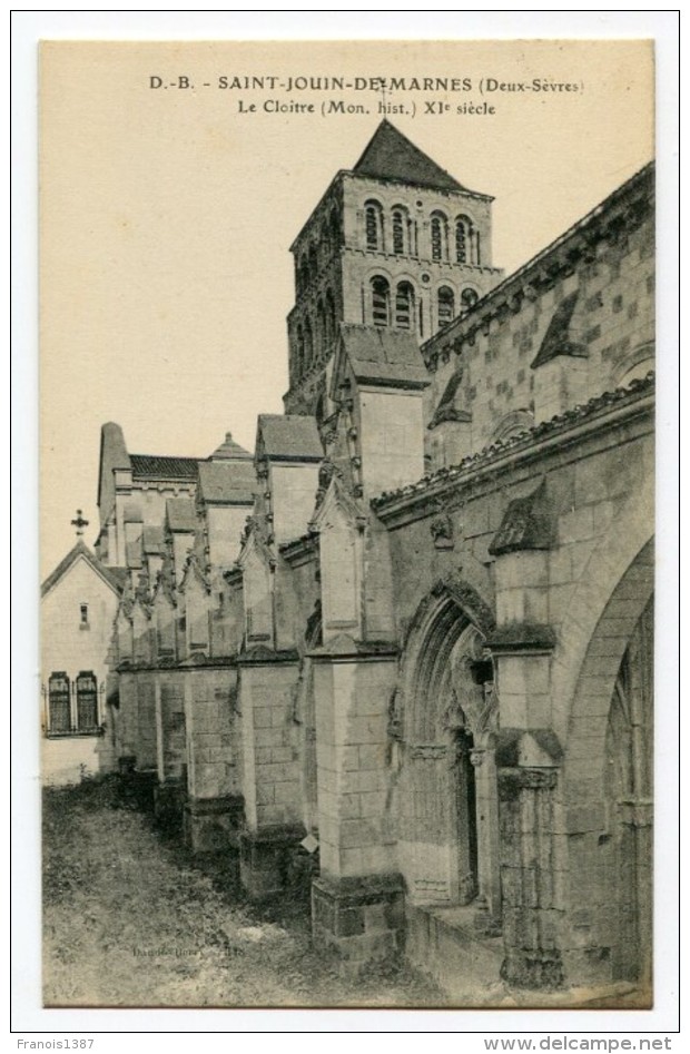 Ref 198 - SAINT-JOUIN-de-MARNES - Le Cloître - Saint Jouin De Marnes