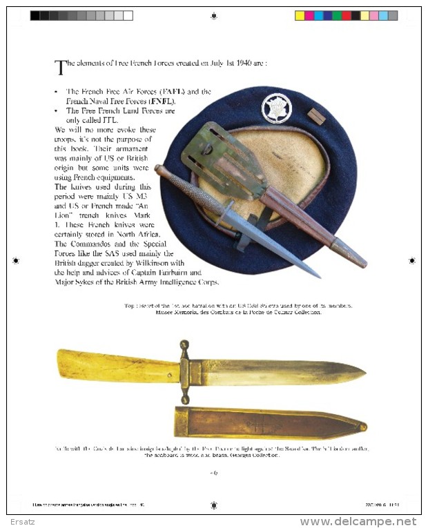 FRENCH MILITARY KNIVES AND BAYONETS