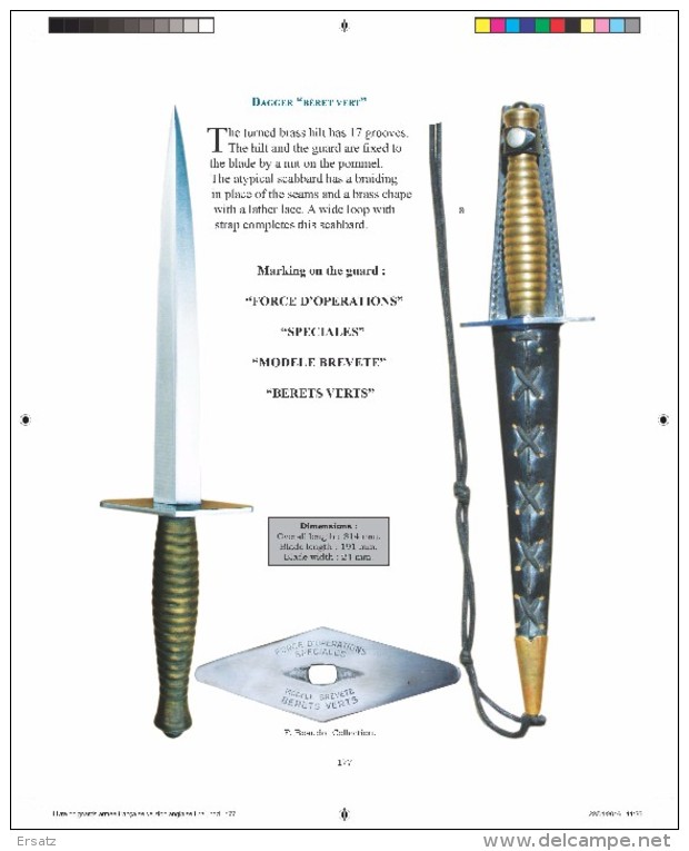 FRENCH MILITARY KNIVES AND BAYONETS