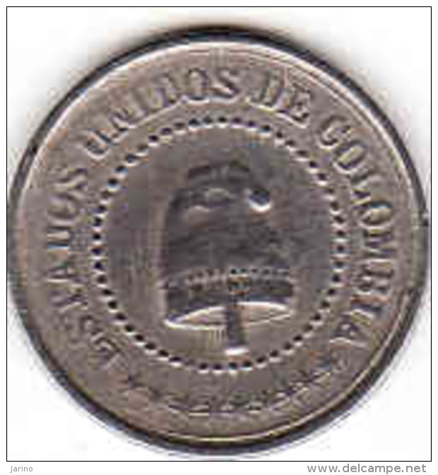 COLOMBIE  2 ½ CENTAVOS 1881, COPPER-NICKEL - Kolumbien