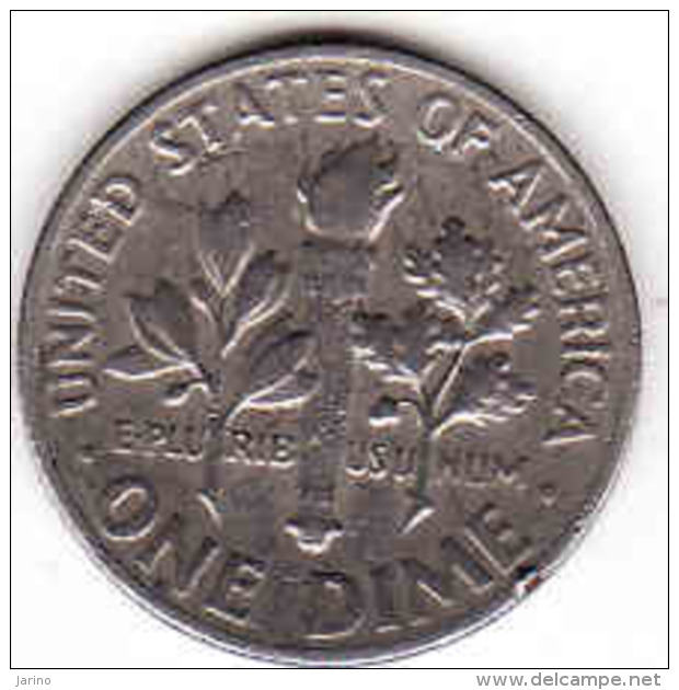 Etats Unis - USA 10 Cents = 1 Dime, ROOSEVELT 1966 - 1946-...: Roosevelt