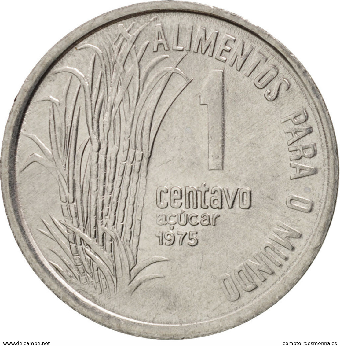 Monnaie, Brésil, Centavo, 1975, SPL+, Stainless Steel, KM:585 - Brésil