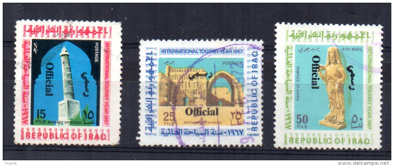 Iraq - 1971 - Officials/International Tourist Year (Part Set) - Used - Iraq